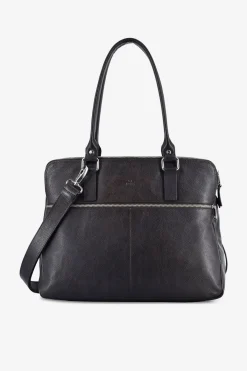 Napoli handbag Gerda 14¨ Dark brown