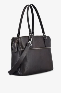 Napoli handbag Gerda 14¨ Dark brown