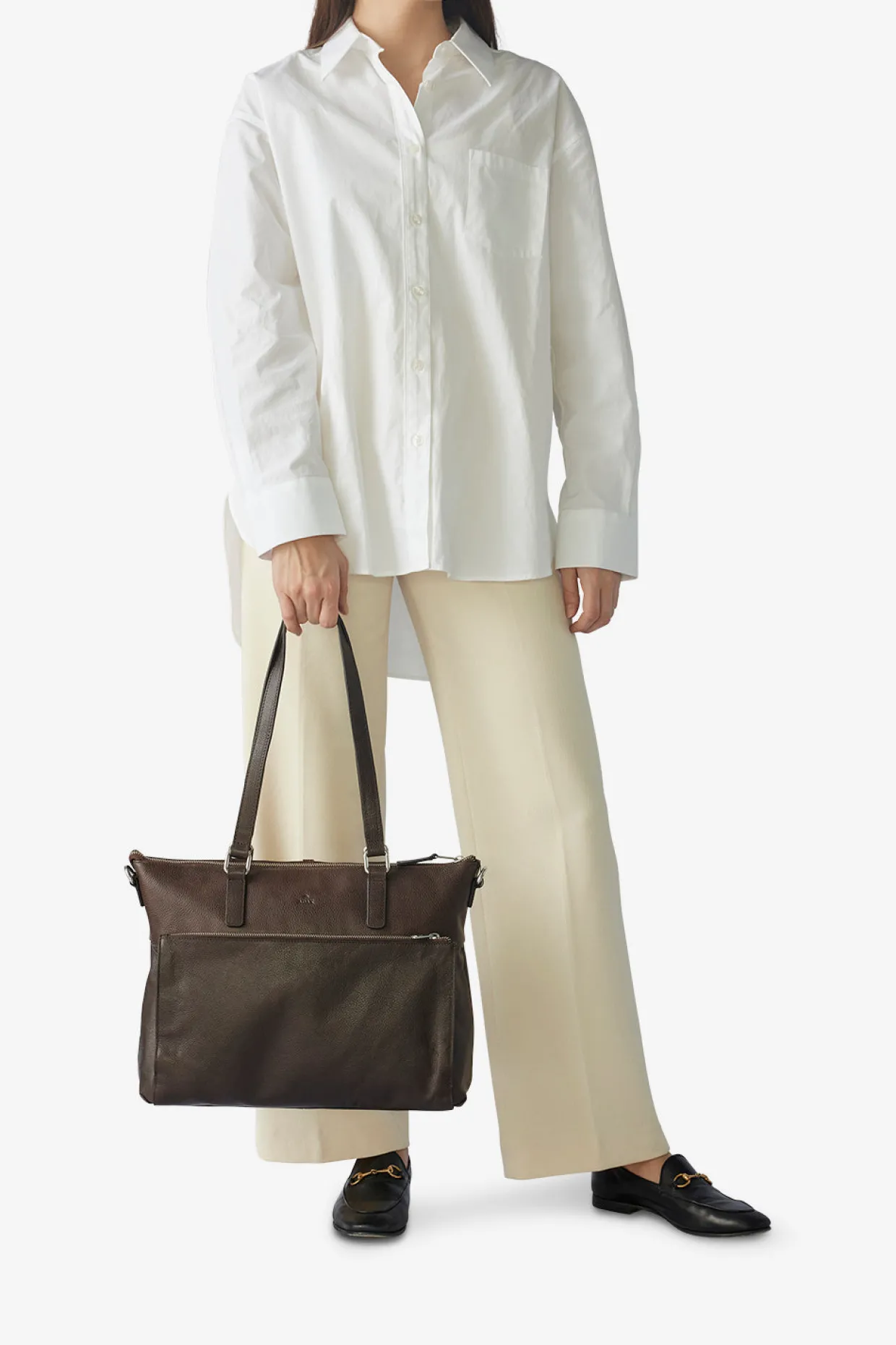 Napoli working bag Malia 14¨ Dark brown