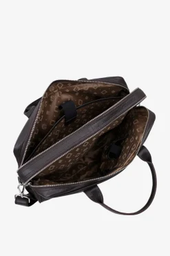 Prato briefcase Axel Dark brown