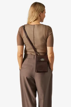 Ravenna shoulder bag Estelle Dark brown