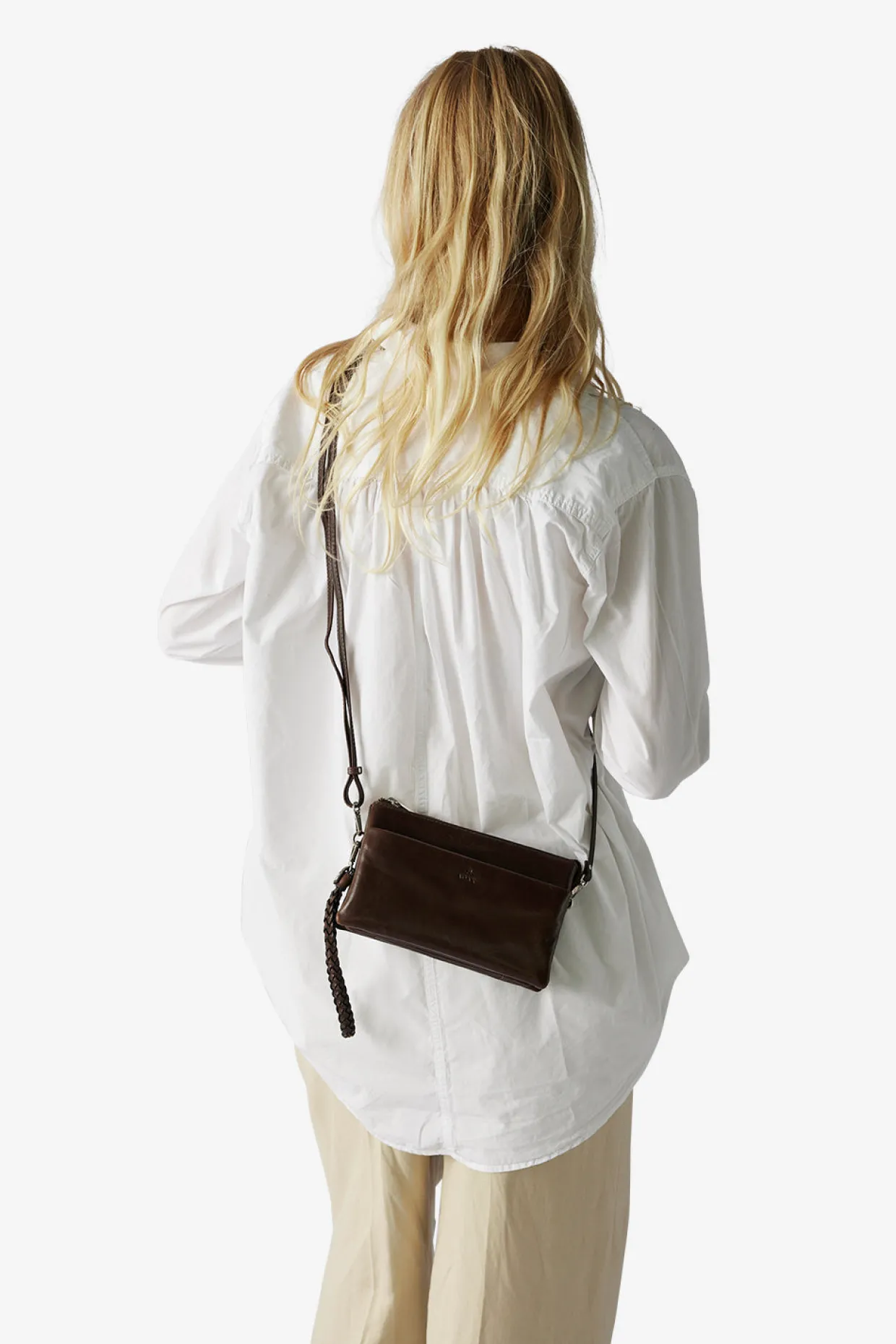 Salerno combi clutch Nellie Dark brown