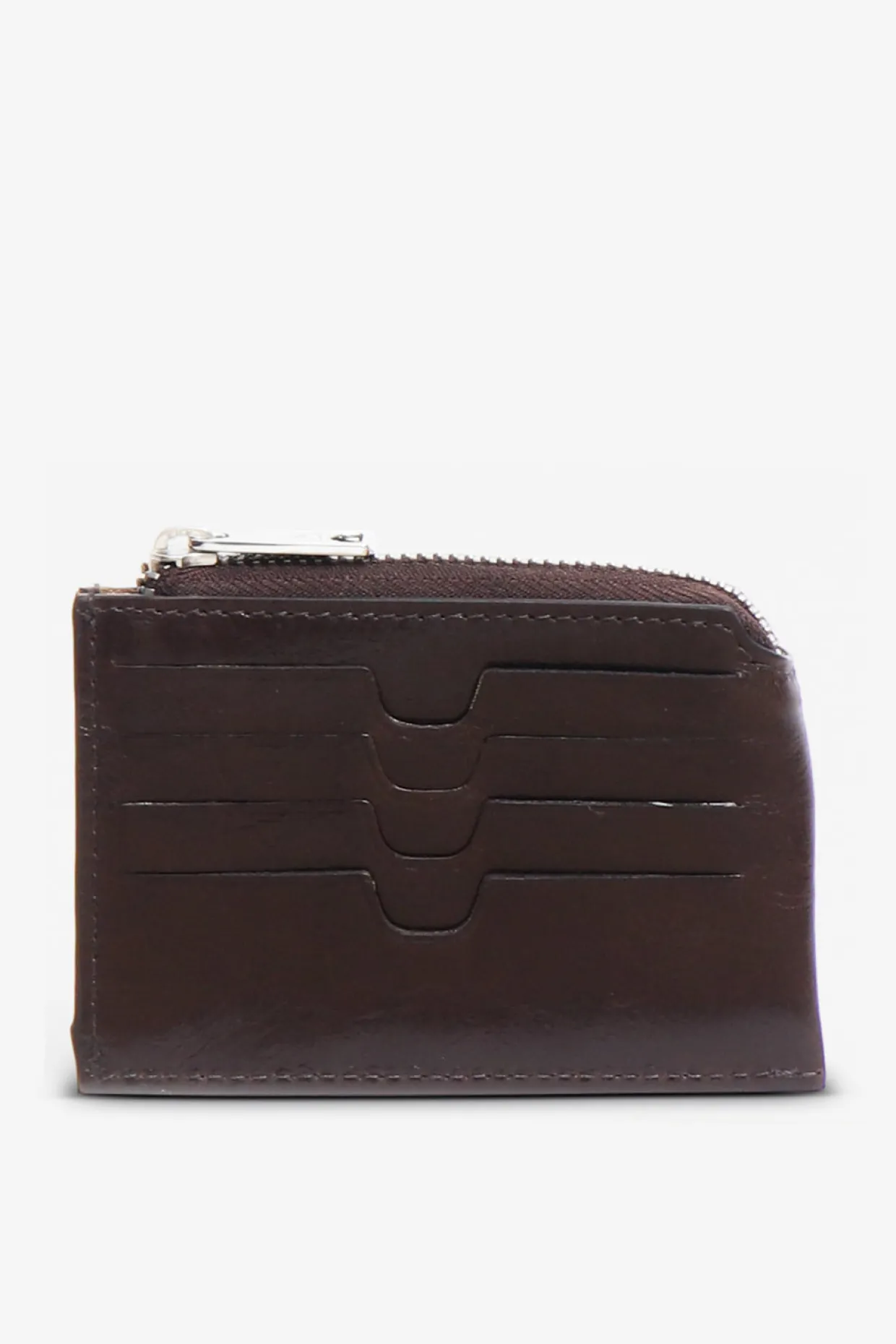 Salerno credit card holder Susy Dark brown