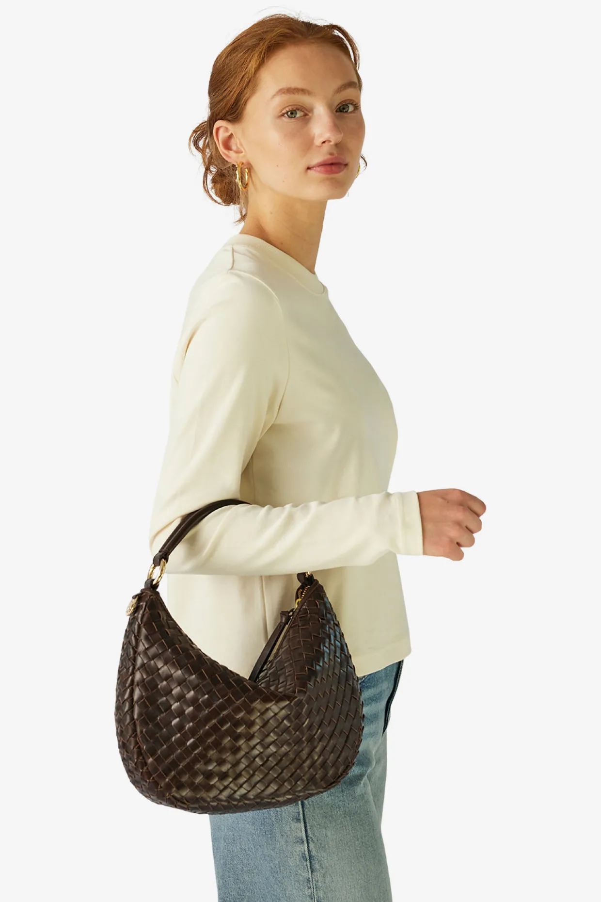 Salerno shoulder bag Marlin Dark brown