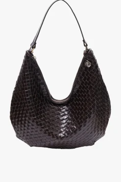 Salerno shoulder bag Mindy Dark brown